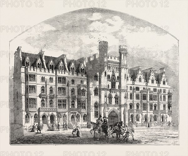 WESTMINSTER IMPROVEMENTS: NEW HOUSES IN THE BROAD SANCTUARY, 1854