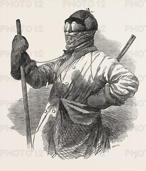 CAPTAIN M'CLURE, IN HIS ARCTIC DRESS, 1854