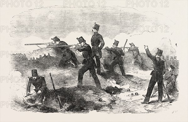 THE CRIMEAN WAR: THE SIEGE OF SEBASTOPOL, THE RIFLES IN THE TRENCHES, 1854