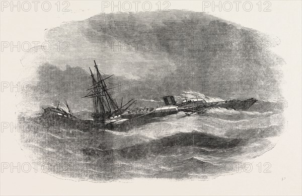 THE CRIMEAN WAR: THE HURRICANE IN THE BLACK SEA: WRECKS OFF THE KATSCHA, 1854