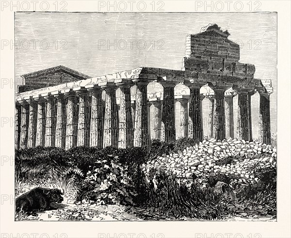 TEMPLE OF VESTA AT PAESTUM