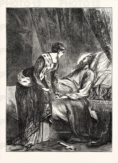 ALICE PERRERS AT THE DEATHBED OF EDWARD III.