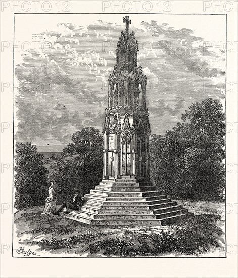 QUEEN ELEANOR'S CROSS, NORTHAMPTON.