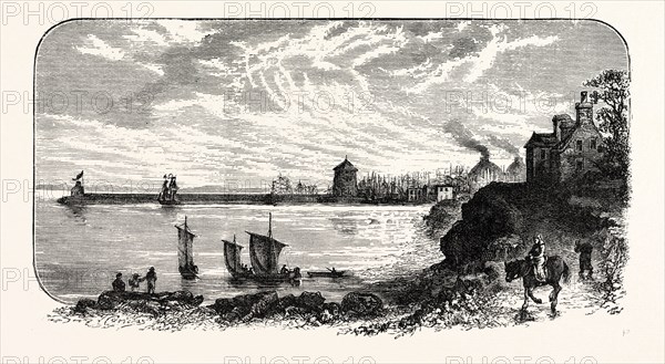 EDINBURGH: LEITH PIER, FROM THE WEST, 1775