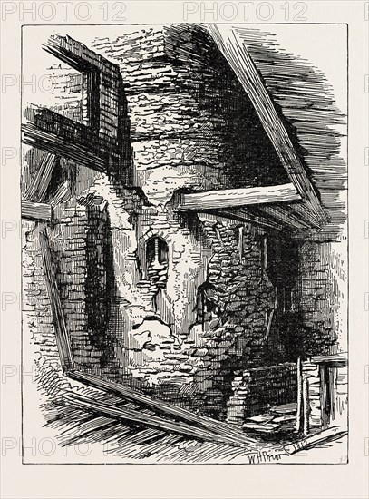 PART OF OLD LONDON WALL NEAR FALCON SQUARE, 1870