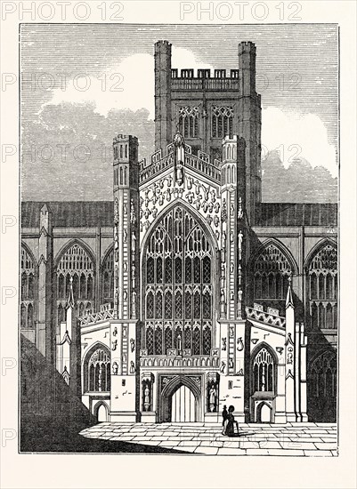 West Front of Bath Abbey-Church