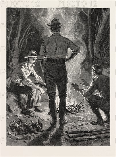 LORD RANDOLPH CHURCHILL IN SOUTH AFRICA: "Here commenced our first cooking efforts. To collect brushwood for the fire, to fill the kettle and boil the water, are the first duties"