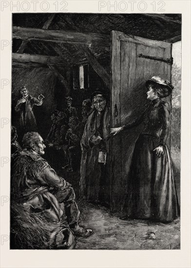 TESS OF THE D'URBERVILLES: "The three o'clock sun shone full upon him, and the strange enervating conviction which had been gaining ground in Tess ever since she had heard his words distinctly, was at last established as a fact indeed. The preacher was Alec D'Urberville"