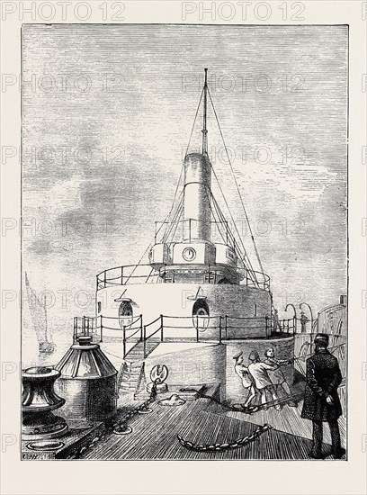 THE NAVY, H.M.S. "GLATTON": THE TURRET