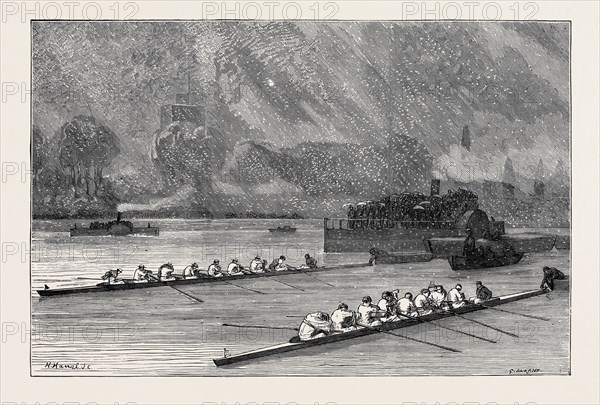 THE OXFORD AND CAMBRIDGE BOAT RACE: THE START