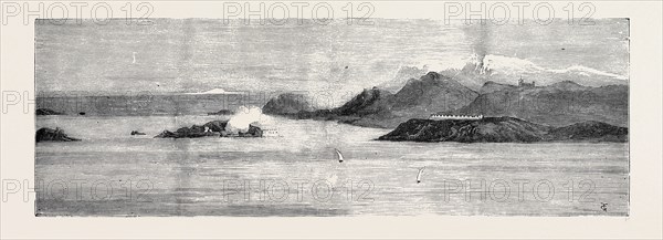 THE CRISIS IN EGYPT: THE ENTRANCE TO SUDA BAY BY THE ANGLO-FRENCH FLEET