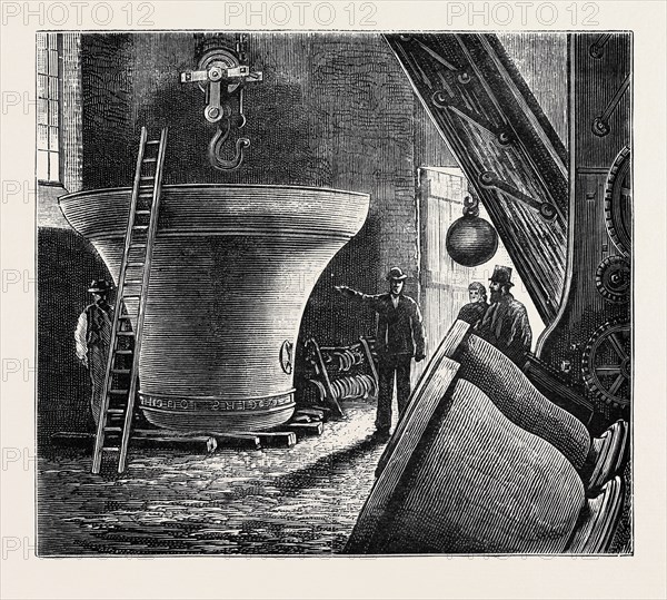 "GREAT PAUL:" THE NEW BELL FOR ST. PAUL'S CATHEDRAL: POSITION FOR THE FIRST TESTING OF TONE, LONDON