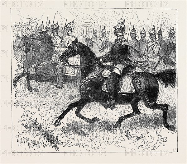 AUTUMN MANOEUVRES OF THE PRUSSIAN GUARDS IN THE ALTMARK, 1863