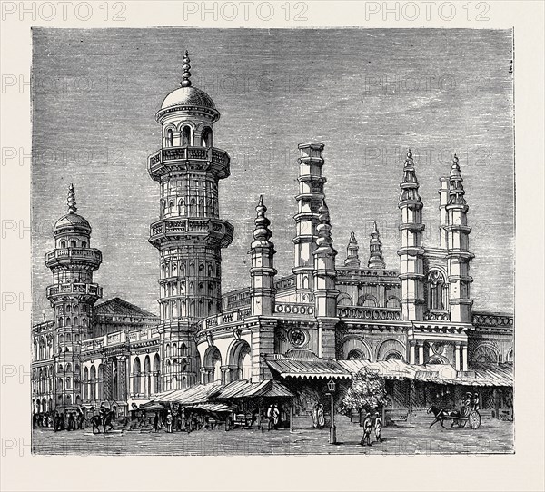 THE VICEROY OF INDIA'S VISIT TO RANGOON, BRITISH BURMA: MAHOMEDAN MOSQUE