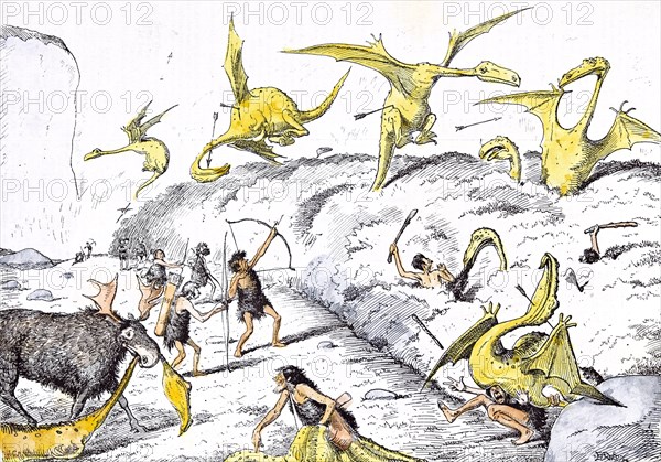 Prehistoric Peep by Reed. A little dragons shooting