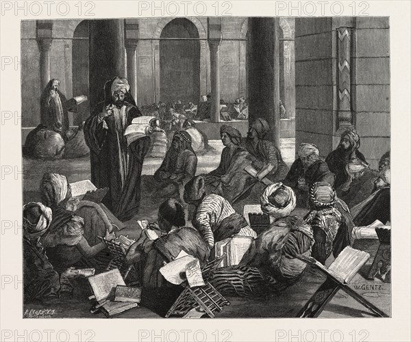 LECTURE.  Egypt, engraving 1879