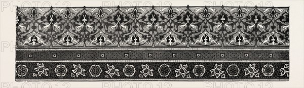 Ornament. Egypt, engraving 1879