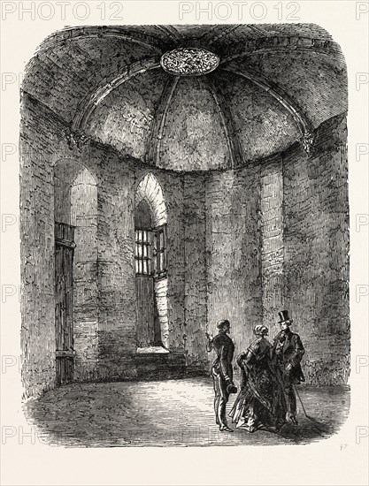 Vincennes, cell Polignac. engraving 1855