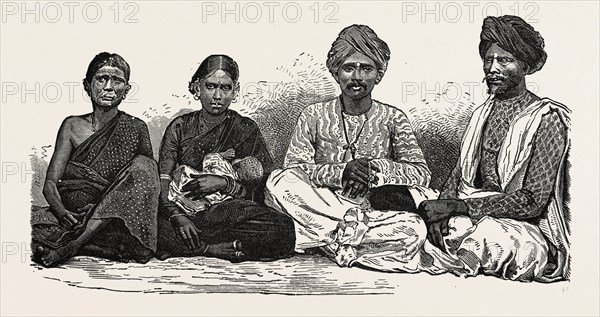 NATIVES OF THE DECCAN, a large plateau in India, making up most of the southern part of the country.