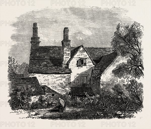 THE HOUSE IN WHICH SIR JOSHUA REYNOLDS WAS BORN, AT PLYMPTON, DEVON, UK, 1869