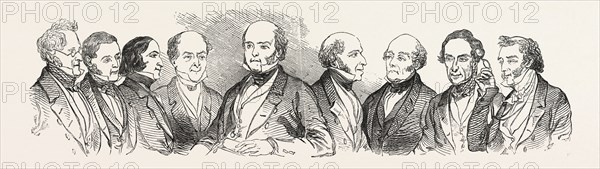 MEETING OF THE BRITISH ASSOCIATION AT SOUTHAMPTON, GEOLOGICAL SECTION: SIR HENRY DE LA BECHE. PROFESSOR ANSTED. PROFESSOR FORBES. DR. FITTON. LEONARD HORNER, ESQ. JOHN PHILLIPS, ESQ. G.B. GREENOUGH, ESQ. W. HOPKINS, ESQ. MARQUIS OF NORTHAMPTON. UK, 1846