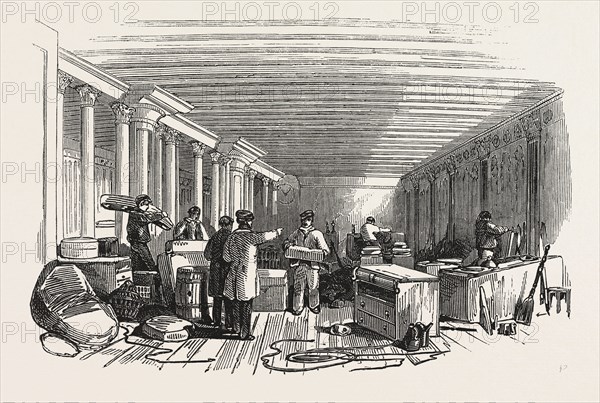 STATE CABIN OF THE "GREAT BRITAIN." REMOVAL OF THE STORES. 1846