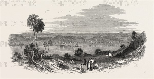 NEW ZEALAND: WANGANUI, THE SCENE OF THE LATE CONFLICT, 1847