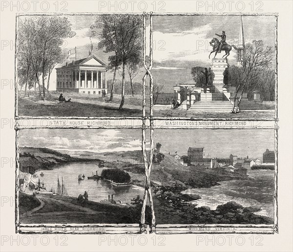 THE CIVIL WAR IN AMERICA: SKETCHES FROM RICHMOND, VIRGINIA, THE CAPITAL OF THE CONFEDERATE STATES OF AMERICA, 1861