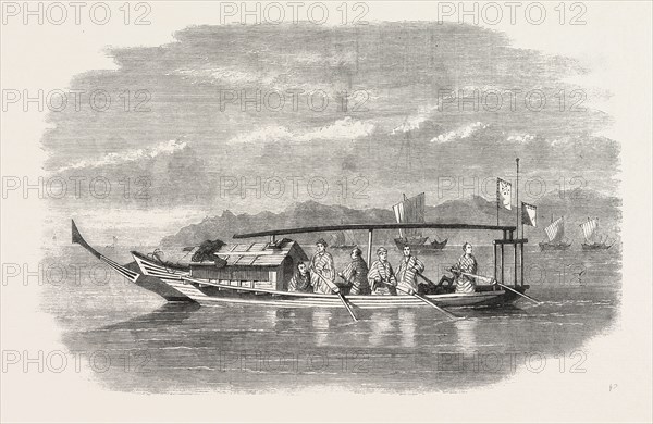 SKETCHES FROM JAPAN: GOVERNMENT BOAT, 1861