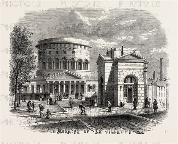 BARRIER OF LA VILLETTE, PARIS, 1859