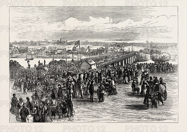 OPENING VICTORIA BRIDGE, QUEENSLAND, 1874