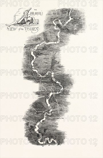 THE LORD MAYOR'S VIEW OF THE THAMES: 1. Oxford. 2. River Cherwell. 3. Sandford Lock and Weir. 4. Drayton. 5. Abingdon. 6. Appleford. 7. Wallingford. 8. Shillingford Bridge. 9. Goring. 10. Basildon Park. 11. Pangbourne Bridge. 12. Whitchurch. 13. Reading. 14. Henley. 15. Great Marlow. 16. Maidenhead. 17. Monkey Island. 18. Windsor Castle and Bridge. 19. Egham. 20. Eton College. 21. Colne River. 22. Staines and Bridge. 23. Laleham. 24. Chertsey. 25. Walton and Bridge. 26. Hampton Wick. 27. Twickenham. 28. Hampton Court. 29. Teddington and Lock. 30. Kingston. 31. Richmond. 32. Kew. 33. Brentford. UK, 1846