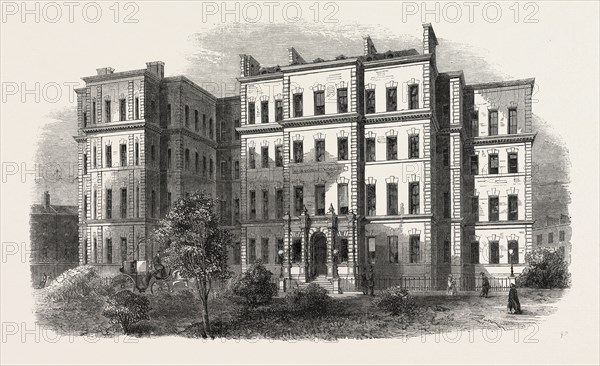 KING'S COLLEGE HOSPITAL, PORTUGAL STREET, LINCOLN'S INN, LONDON, UK, 1861