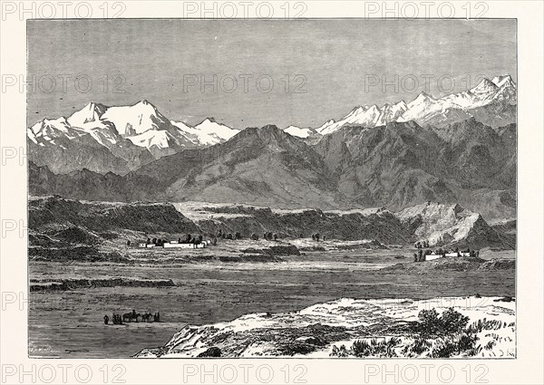 VIEW OF YANGI HISSAR, AT THE FOOT OF THE PAMIR CHAIN