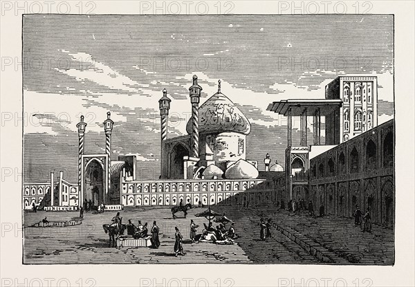 THE MAIDAN SHAH, OR ROYAL SQUARE, ISPAHAN