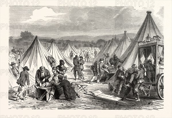 Franco-Prussian War: MacMahon captured camp at Reichshofen will be set up as hospital for wounded military, on 7 August 1870, France