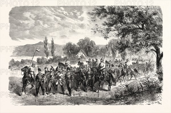FRANCO-PRUSSIAN WAR: CONVOY OF PRISONERS OF THE ARMY OF METZ, THE VALLEY OF THE MOSELLE, OCTOBER 30 1870