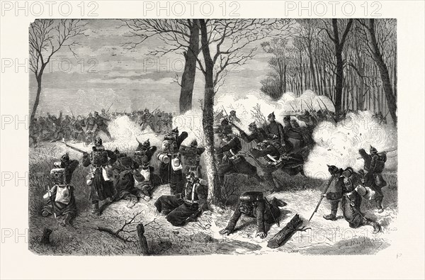 FRANCO-PRUSSIAN WAR: BOURGET DEFENCE BY FRENCH SAILORS ON 24 DECEMBER 1870