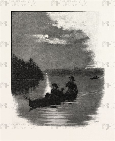 NEW BRUNSWICK,, CANADA, NINETEENTH CENTURY ENGRAVING