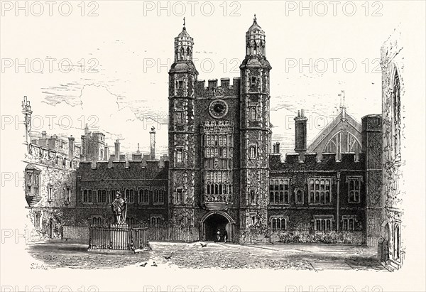 Interior of the Quadrangle, Eton College, UK, britain, british, europe, united kingdom, great britain, european