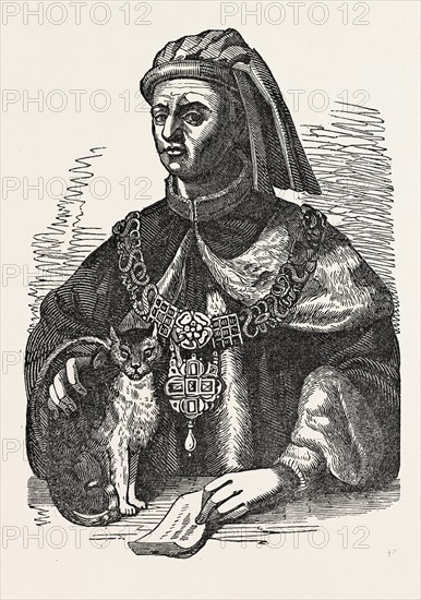 WHITTINGTON AND HIS CAT: Great London city, thrice beneath his sway Confirm'd the presage of that happy day, When echoing bells their greeting thus begun, "Return, thrice Mayor! Return, oh Whittington. UK, britain, british, europe, united kingdom, great britain, european