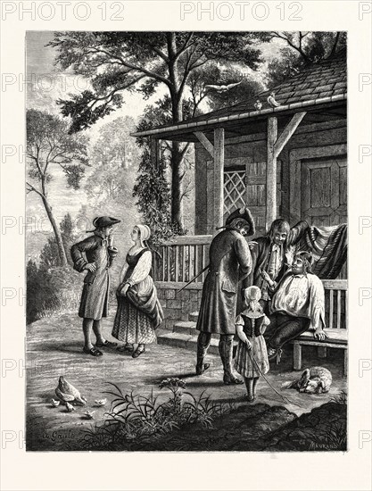 KNICKERBOCKER DAYS. A. GAULT. Knickerbocker, also spelled Knikkerbakker, Knickerbakker, Knickerbacker, is a surname that dates back to the early settlers of New Netherland that was popularized by Washington Irving in 1809 when he published his satirical A History of New York under the pseudonym "Diedrich Knickerbocker". It was also a term for Manhattan's aristocracy "in the early days". USA