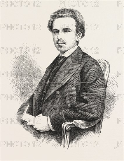THE LATE VISCOUNT AMBERLEY,  Liberal politician Lord John Russell. He was Home Secretary from 1835 to 1839, Foreign Secretary from 1852 to 1853 and 1859 to 1865 and Prime Minister of the United Kingdom, UK, britain, british, europe, united kingdom, great britain, european, engraving 1876