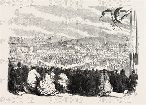 VINEDRESSERS' FETE AT VEVEY, SWITZERLAND, 1865