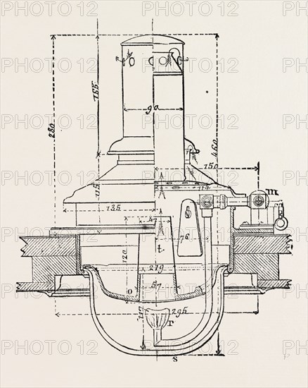 COMPRESSED OIL GAS FOR LIGHTING CARS, STEAMBOATS, AND BUOYS: CAR LAMP, 1882