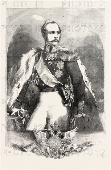 HIS IMPERIAL MAJESTY, ALEXANDER II., EMPEROR OF RUSSIA, CROWNED AT MOSCOW, SEPTEMBER 7, 1856