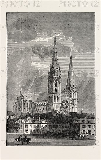 CHARTRES CATHEDRAL, FRANCE, 1871