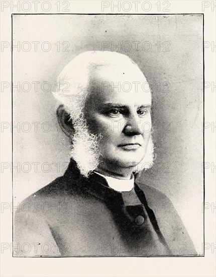 THE RIGHT REV. EDWARD PARRY, D.D. Bishop of Dover, engraving 1890, UK, U.K., Britain, British, Europe, United Kingdom, Great Britain, European