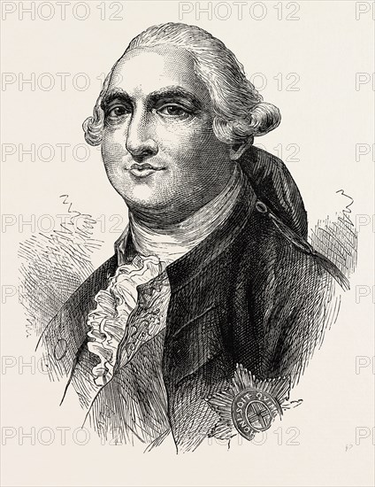 LORD SHELBURNE, He was an Irish-born British Whig statesman who was the first Home Secretary in 1782 and then Prime Minister in 1782Ã¢Â€Âì1783 during the final months of the American War of Independence. He succeeded in securing peace with America and this feat remains his legacy, US, USA, 1870s engraving