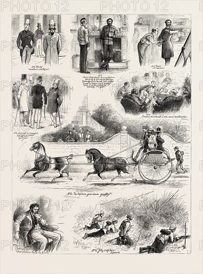 I VOLUNTEERED FOR THE ZULU WAR, ENGRAVING 1879